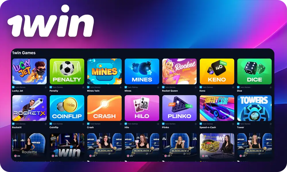 Casino en vivo 1Win HD