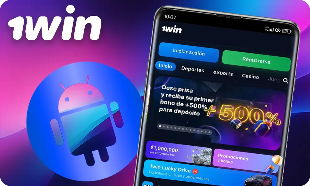 App 1Win Android fácil de usar
