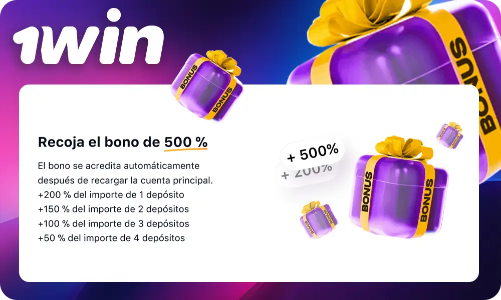 Bónus 1Win nuevo usuario
